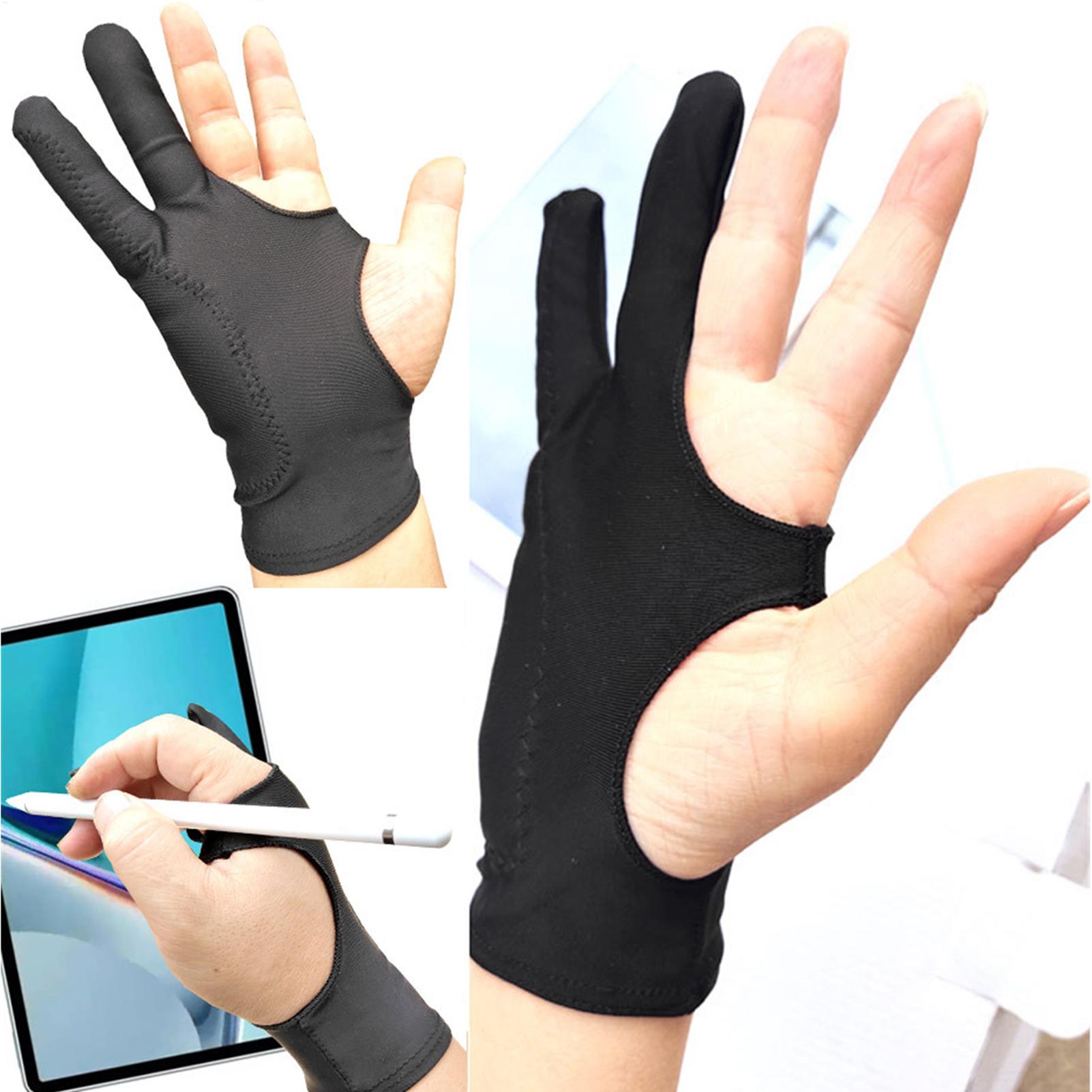 Gant de tablette à dessin, gant d'artiste pour tablette à dessin, gants de tablette graphique d'art numérique, bon pour la main droite et gauche pour croquis