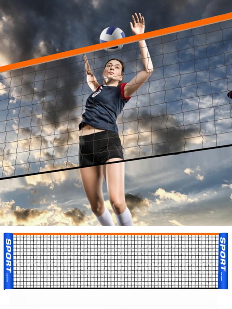 Rede portátil de vôlei para badminton, fácil instalação, para treinamento, tênis, piquenique, esportes ao ar livre, dentro
