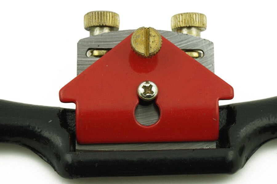 215mm*44mm Cutting Edge Metal Wood Shaping Woodworker Iron Spoke Shave Plane