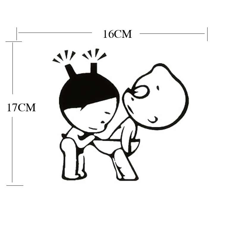 1 szt. Naklejki ścienne robić łazienki na naklejka na toaletę dekoracje robić domu wodoodporne naklejki robić Wc na winylu zabawna dekoracja kreskówkowa fresk