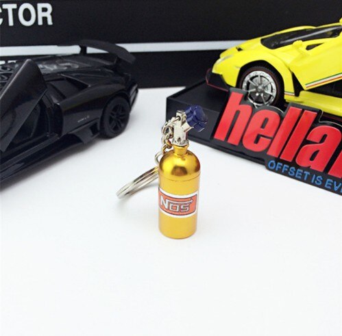 LLavero de botella de óxido nitroso para coche, caja de pastillas para Kia Provo K9 Cross Carens CUB Trackster Ray K2 Naimo Pro Venga: Dorado