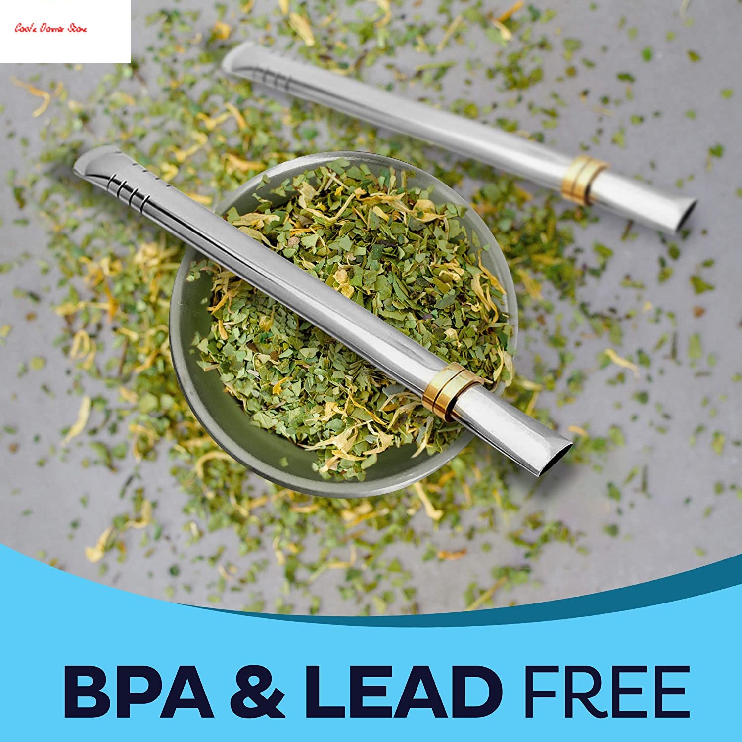 Yerba mate bombilla sugerør sæt  of 2 med rensebørste | genanvendelige sugerør i rustfrit stål | bombilla sæt til makker græskar/kop