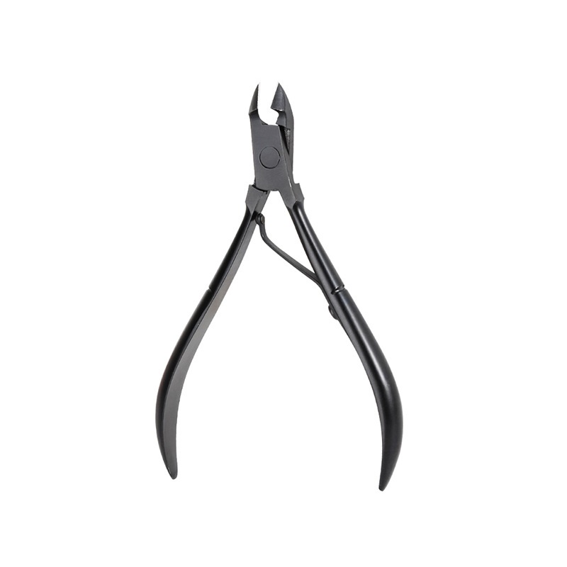 LIZY Double Spring Dead Skin Forceps Scissors Stainless Steel Beauty Pliers Cuticle Nippers Slant Edge Toenail Clippers Scissors: Default Title