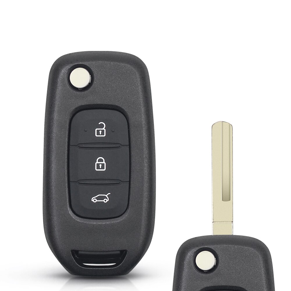 KEYYOU – coque de clé à rabat 3BTN, pour Renault Kadjar Captur, symbole Kaptur Megane Logan –: Model 1