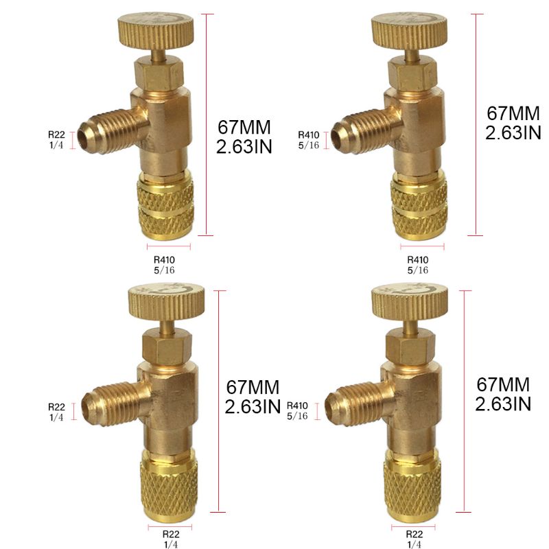 R22/R410 Refrigeration Charging Adapter Connector Liquid Addition Accessories Home Refrigeration Tool