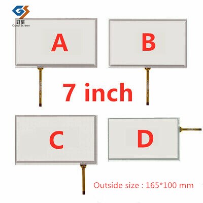 Radio con GPS para coche, reproductor multimedia con pantalla táctil resistiva, sensor, panel de cristal de 165x100mm, 7 pulgadas, 4 cables, para Podofo 7010b/7023b