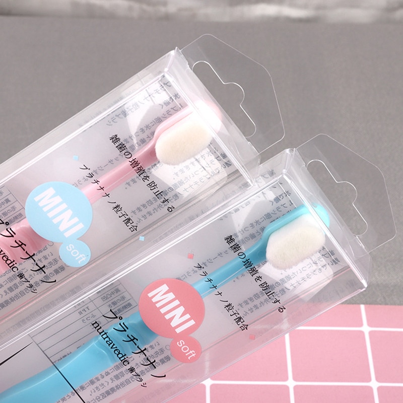 Micro-Nano brosse à dents manuelle, petite tête fine avec 20000 poils pour les gencives fragiles des adultes