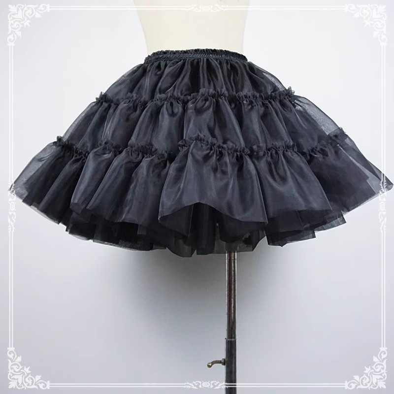 BABYONLINE Rockabilly enagua de boda roja crinolina Falda corta de tul enagua mujer adulto tutú medio resbalones accesorios nupciales