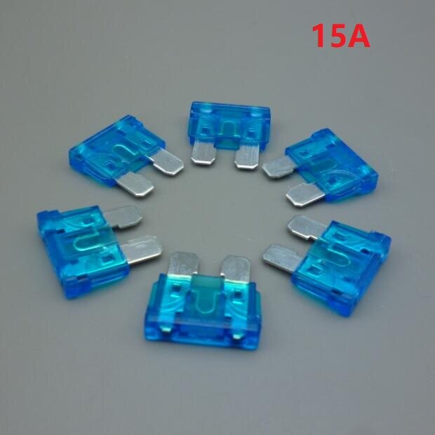 Shhworldsea medium bil blad sikringer sortiment standard sikring 1a 2a 3a 5a 7.5a 10a 15a 20a 25a 30a 35a 40a bil bil lastebil: 15a-20 stk
