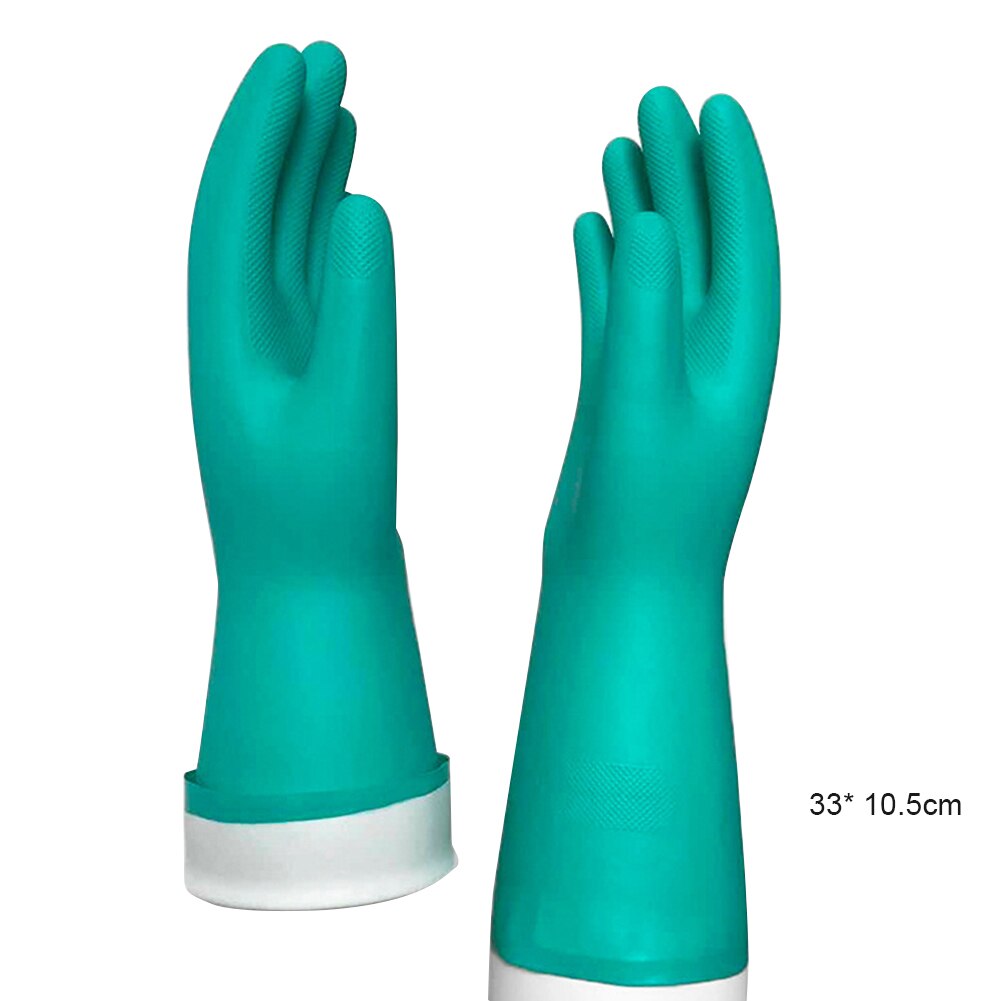 Nitriili puhdistus suojakäsineet kemikaaleja kestävät käsineet vedenpitävät uudelleen käytettävät guanti immeabili e riutilizzabili bdf 99: 33 x 10.5cm
