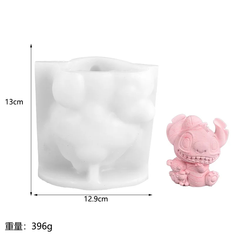 3D Cartoon Animal Candle Silicone Mold for Handmade Chocolate Decoration Gypsum Aromatherapy Soap Resin Candle Silicone Mould: Chocolate