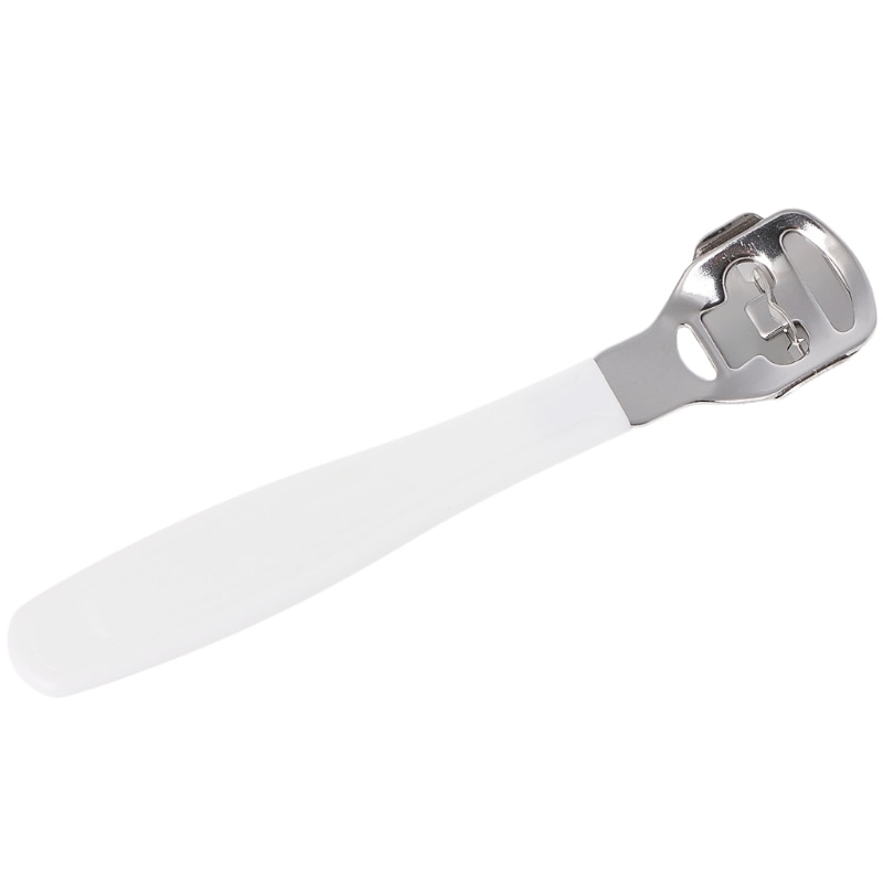 Plastikhåndtag pedicure kniv fod hud barbermaskine majs neglebånd cutter remover fod rasp fil callus  +10 blade fodpleje værktøj