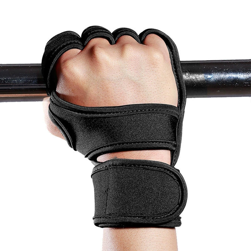 Gewichtheberhandschuhe für Männer und Frauen | Rutschfeste Gymnastikhandschuhe mit halbem Finger | Handgelenk-Handflächenunterstützung für das Ausbildung des Bodybuilding