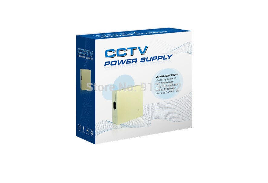 CCTV Power Supply 12V DC 3A 4CH Power Box UPS Functions, SLA Battery CE ROHS For CCTV Camera