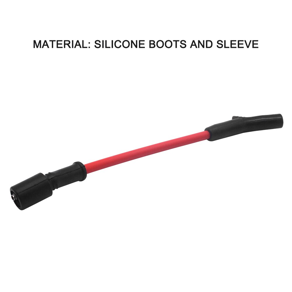 Cables de bujía de alto rendimiento (extremo curvado) de 10mm, compatibles con SI-AT38006 LSx LS1 LS2 LS3 LS6 LS7