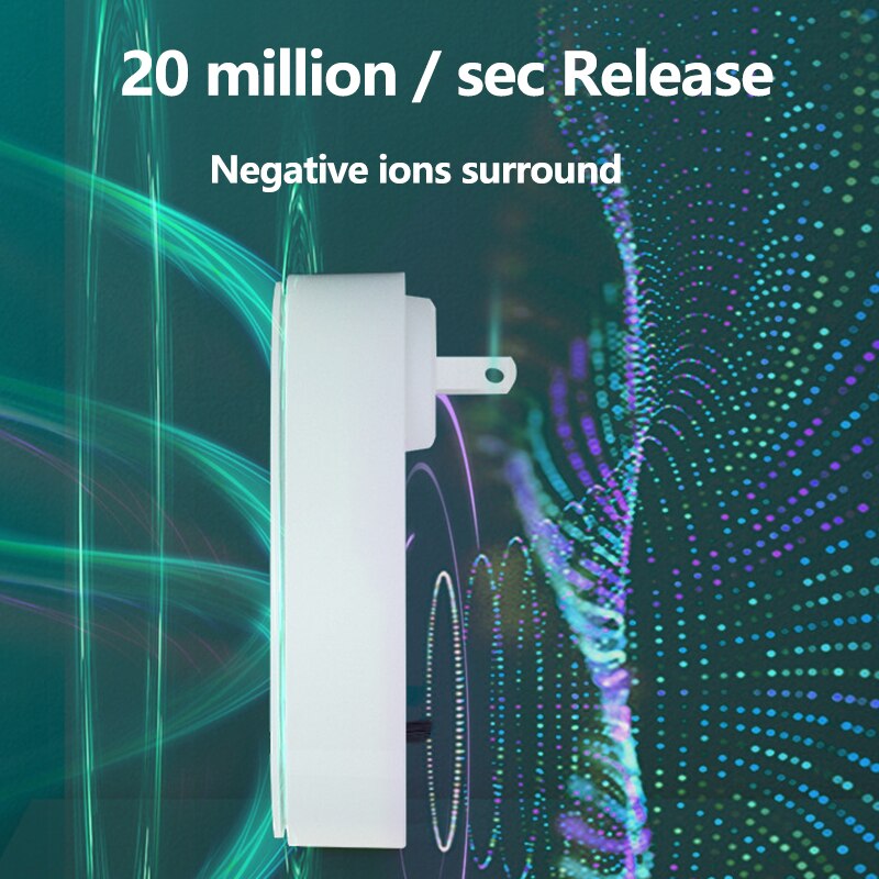 Portable Negative Ion Air Purifier Odor Deodorizer Durable Remove Dust Smoke Removal Formaldehyde Removal Office Home Use