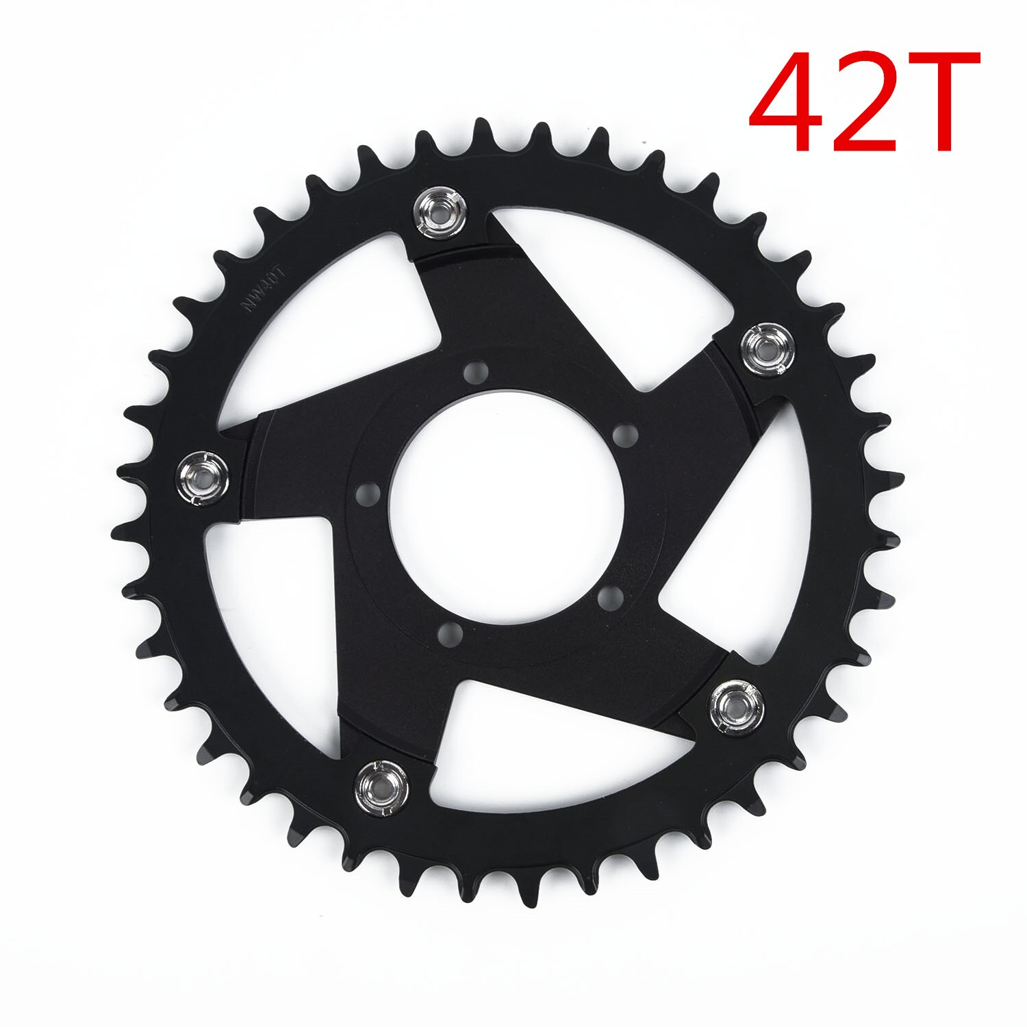 Elektrisk sykkel sykkel kjedehjul for bafang bbs 01b-02b mid drive motor 40/42/44t ebike tilbehør bafang center drive motor kit: 42t