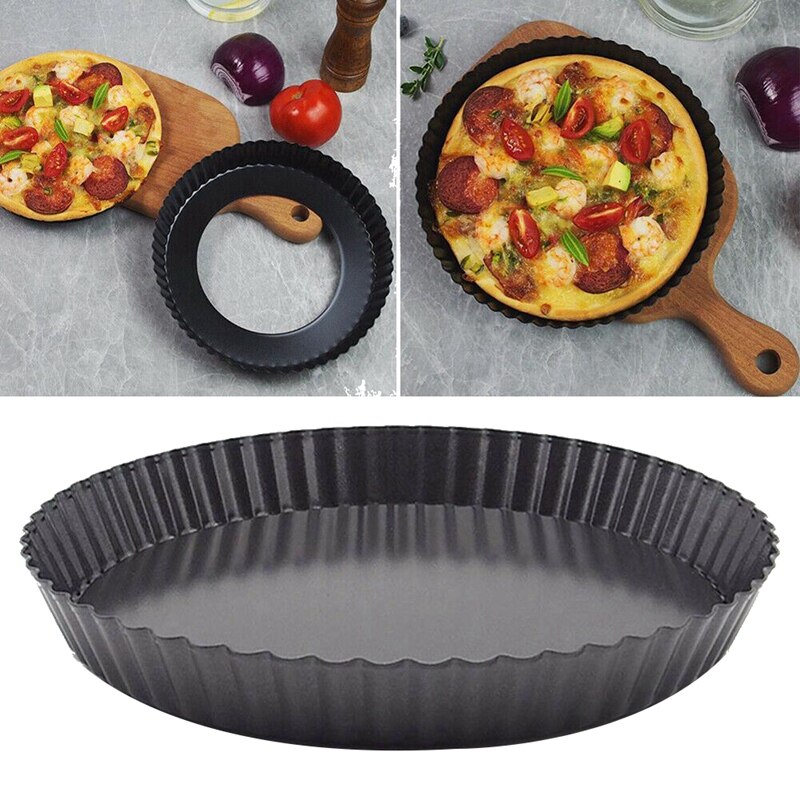 9 Inch Pizza Mold Non-stick Cake Pizza Pan Tray Met Verwijderbare Bodem Bakken Pan