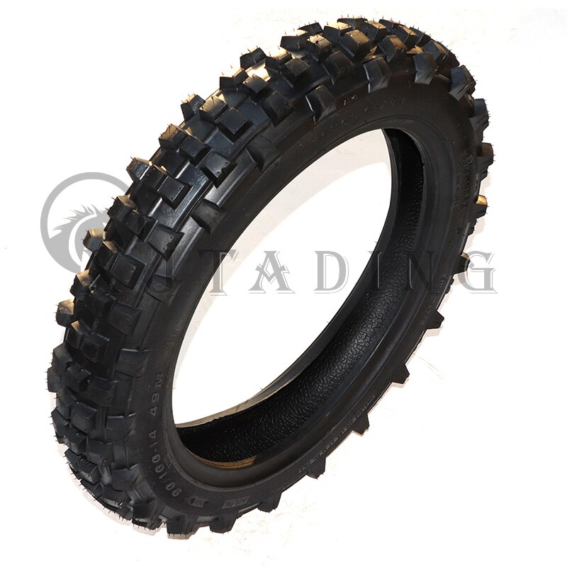 Off Road Tire 90/100-14 70/100-17 Inner And Outer Tires For Mud Pit Motorcycle Off Road Motorcycle 14/17 Inch Rear/Front Wheel: Outer tire 14 inch