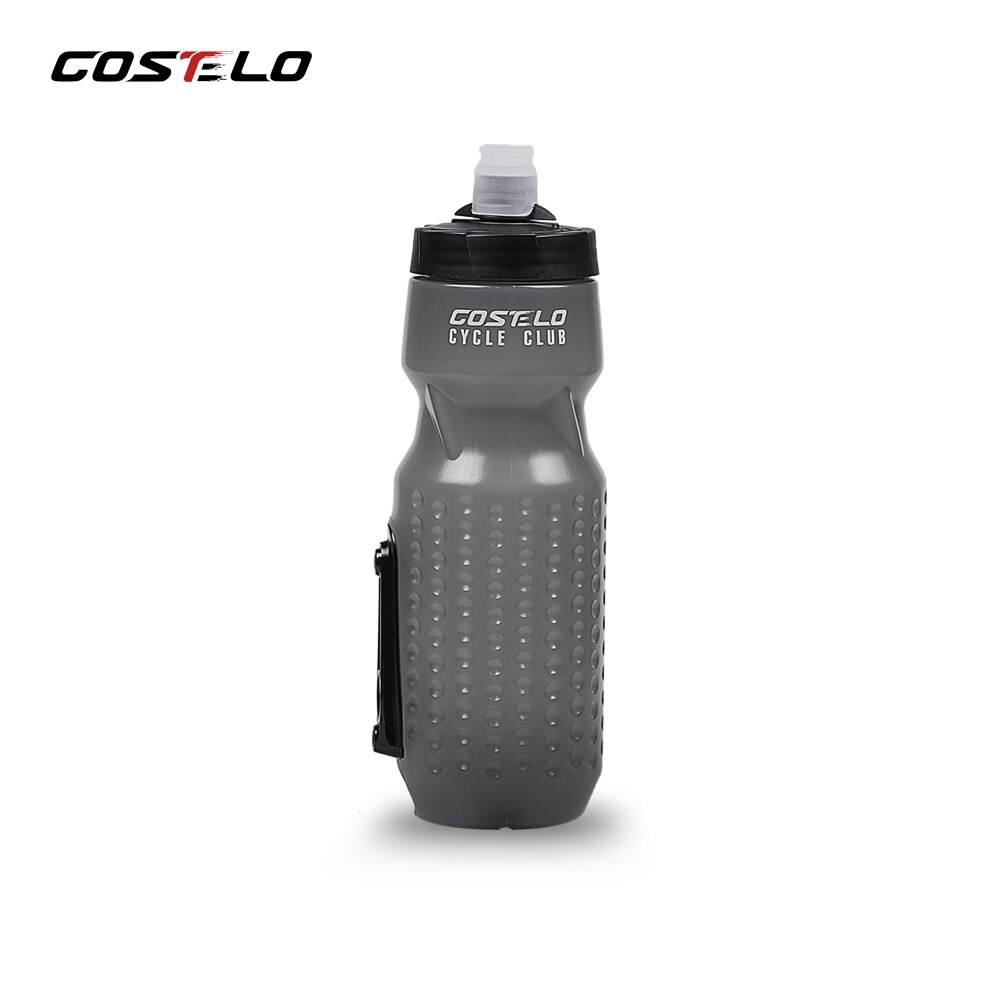 Innovation costelo magnetisk cykelflaskeholder burholder cykel cykel vandflasker sport vandflaske ,710ml kolbe presning: Grå 1 stk
