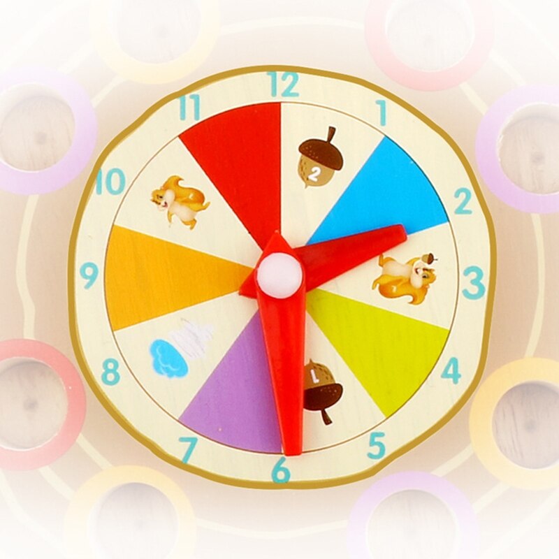 Eekhoorn eikels plukken spel kleur classificatie multiplayer spel puzzel leuk speelgoed voor jongens meisjes 3-10 jaar oud