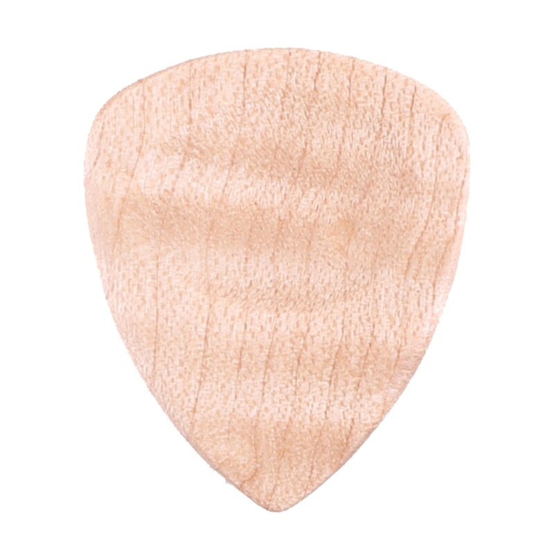 Træ akustisk guitar pick plectrum hjerte form pluk til bas dele 448d: E