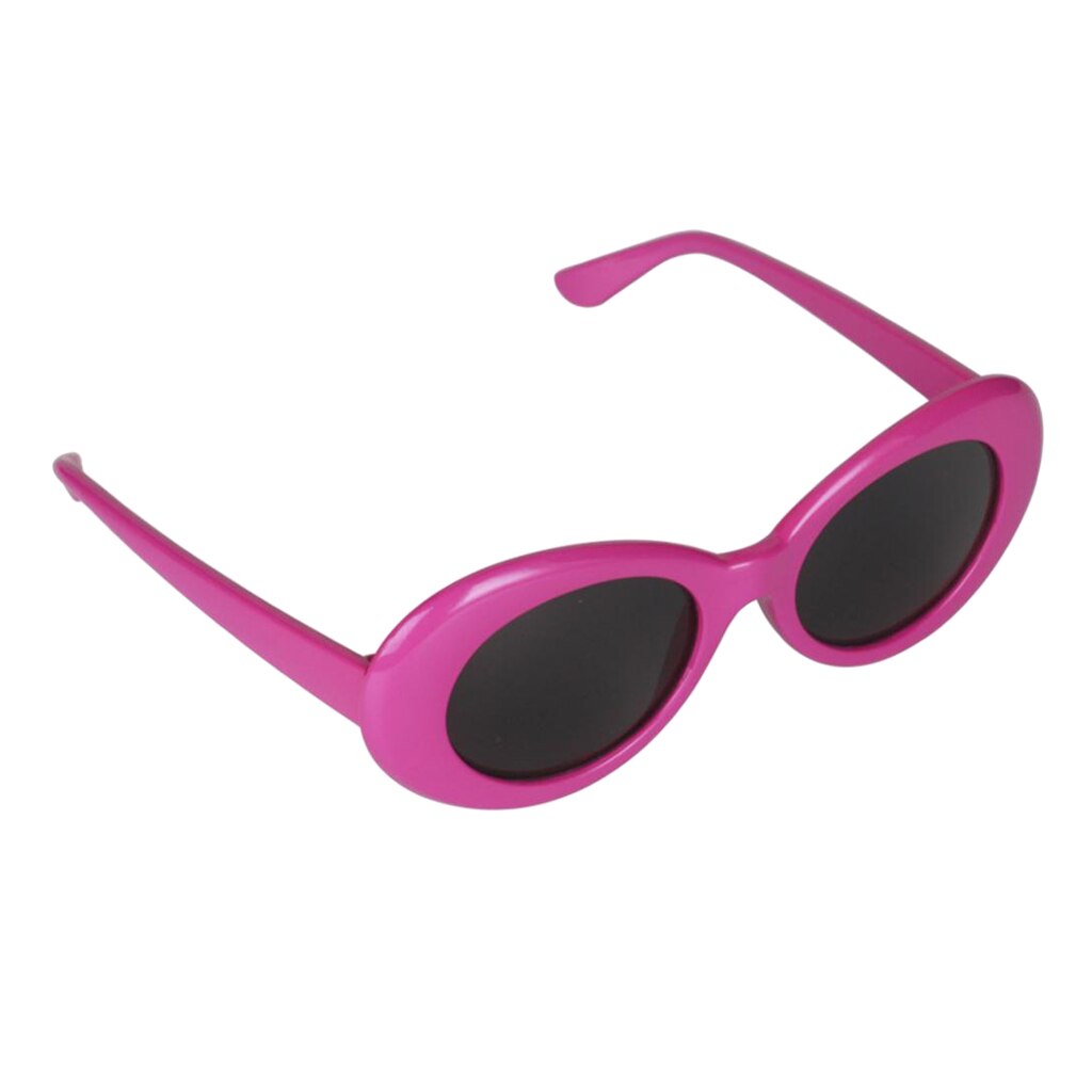 Vintage fed mod tykke ovale solbriller chic clout beskyttelsesbriller briller festdragt nyhed solbriller seje briller