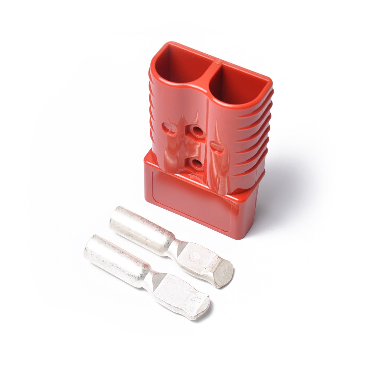 350A 600V Premium Plug Exterior Connector DC Power Solar Caravan with 2 Contacts (Red)