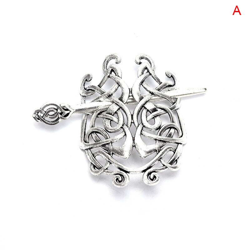 Viking Celtic Knotwork Hairpin - Women's Hair Jewelry - Metal Hair Stick: A
