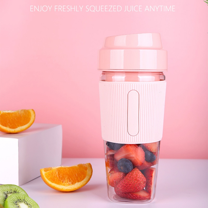 Portable Mini Electric Juicer USB Rechargeable Handheld Blender Fruit Mixers Fruit Extractors Food Milkshake Juice Maker Machine