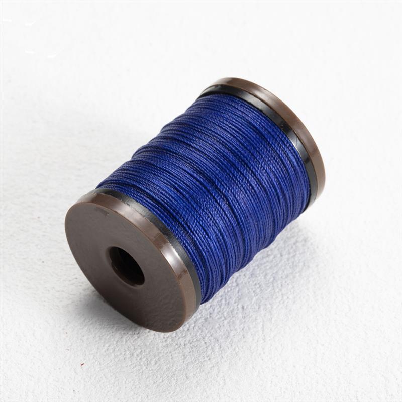 0,6mm runder Wachs faden für Leder handwerk Nähen Polyester gewachste Schnur DIY hand gefertigte geflochtene Strang schnüre Leder nähen: Rosa