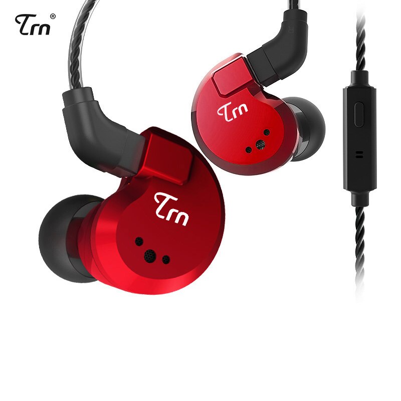 TRN V80 2BA + 2DD Hybrid Metall In Ohr Kopfhörer IEM HIFI DJ Monito Laufende Sport Kopfhörer Ohrstöpsel Headset 2Pin abnehmbare TRN V30