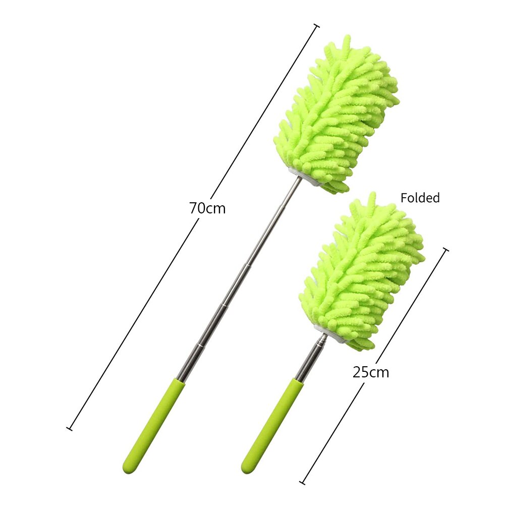 Soft Microfiber Duster Brush Dust Cleaner Static Anti Dust Brush Home Air-conditioner Furniture Cleaning Extendable Applicator