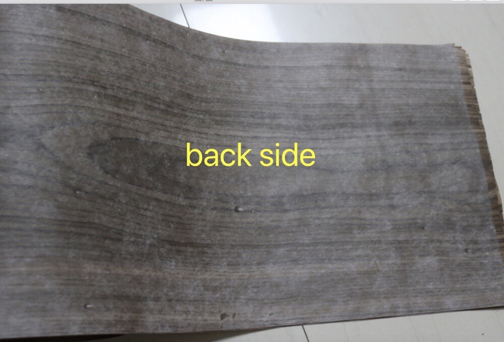 5pcs L:2.5Meters Width:25CM Thickness:0.25mm Vintage American Style Black Walnut Wood Veneer