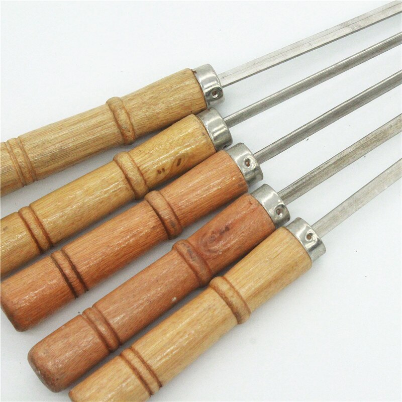 BBQ roasted 10 ps of bulk handle with a large flat plate of stainless steel flattened meat string signed very strong