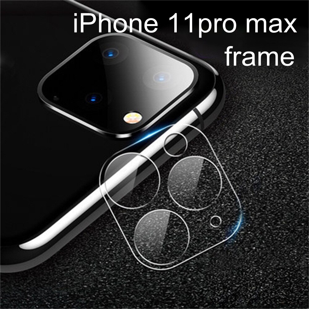 1pc Klar Zurück Kamera Objektiv Bildschirm Schutz Schutz Film Gehärtetem Glas Für iPhone 11 Profi Max 11 Profi / 11: 11 pro max rahmen 1