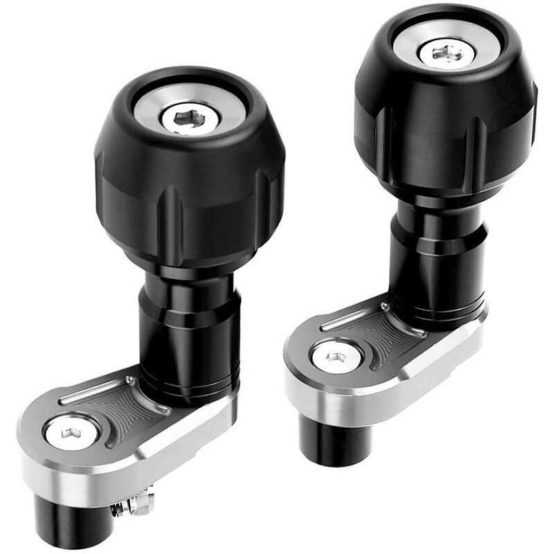 Crash slider ram kåpa skydd crash slider fallskydd för kawasaki ninja 400 ( silver)