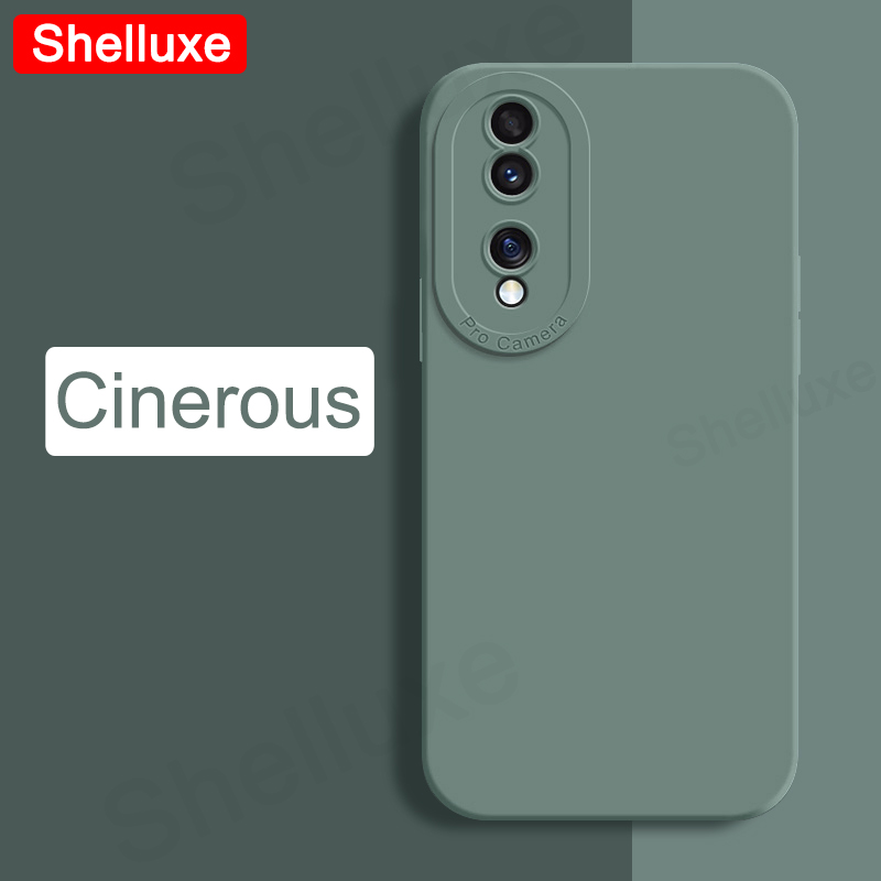 Til honor 90 cover shelluxe firkantet flydende silikone blødt cover til huawei honor 90 lite 70 50 honor 70 stødsikkert telefoncover: Plast / Klar