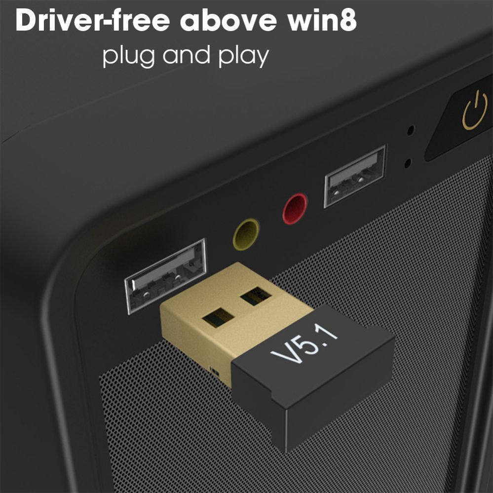 USB Bluetooth 5.1 Adapter Transmitter Receiver Bluetooth V5.1 Audio Bluetooth Dongle Wireless USB Adapter For PC Laptop Computer
