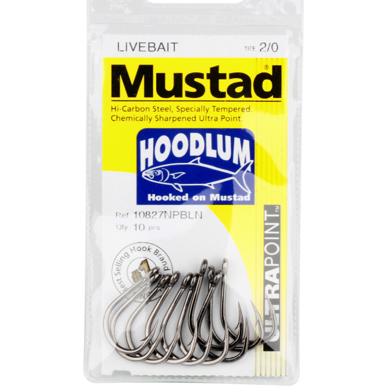 Hameçons Mustad pêche en haute mer 10827np # 4X hameçon fort Pesca appât vivant planche de fer barbelé hameçon hameçon gigue hameçon Angeln