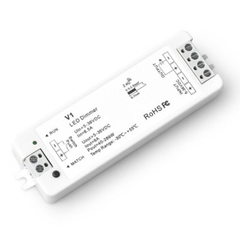 DC5-36V 8.5A V1 + R11 naciśnij kontroler Led zestaw pojedynczy kolor taśmy wyłącznik ściemniacza dla SMD3528 5050 Flex taśma światło liniowe