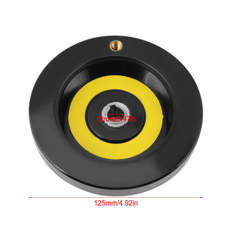 Hand Wheel 1 pcs Revolving Handle Hand Wheel Lathe Milling Machine Rear Ripple Hand Wheel With Revolving Handle