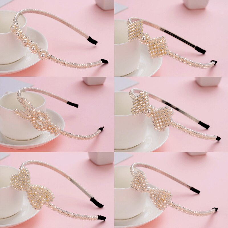 Elastic Headwear Magic Headbands Baby Cute Girls Pearl Headband Headwear Apparel Photography Prop Party