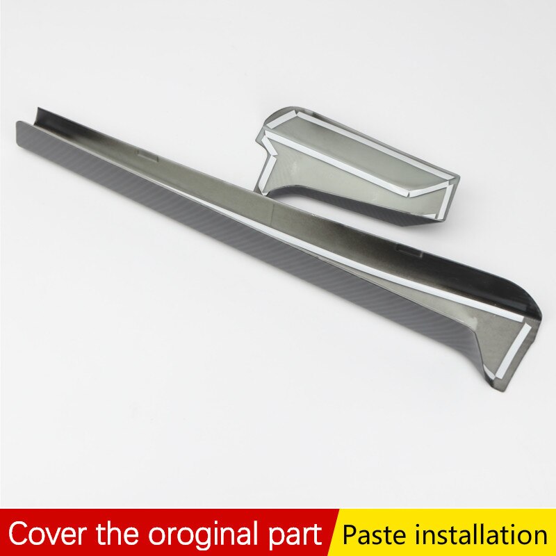 For Toyota Tundra accessories Interior Trim ABS Carbon Fiber Side Gear Position Panel Cover Trim