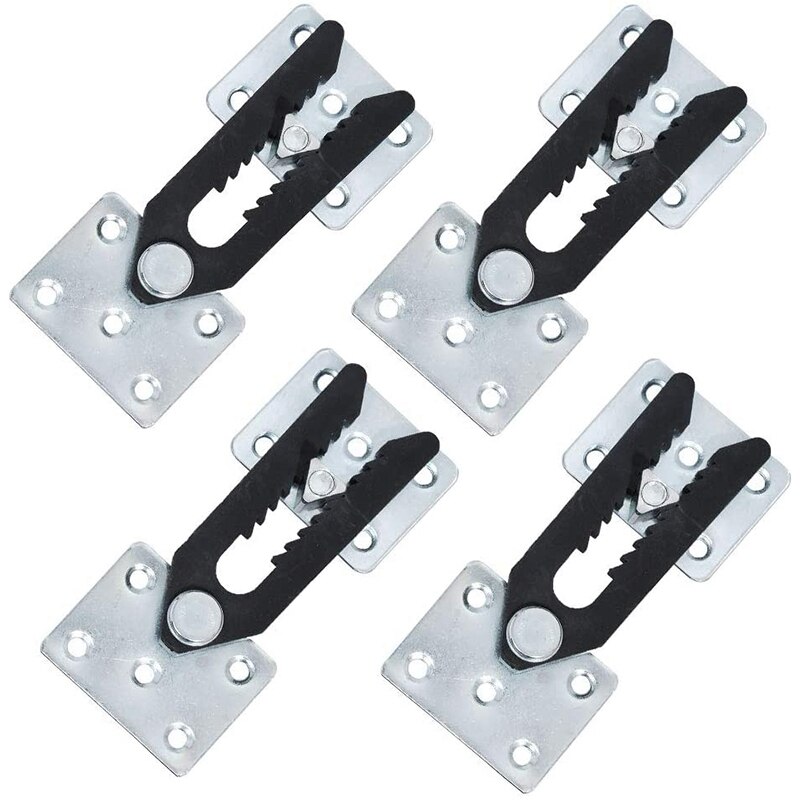 Sectional Couch Connector, 4 Pcs Metal Sofa Joint Snap Alligator Style Sectional Couch Connector