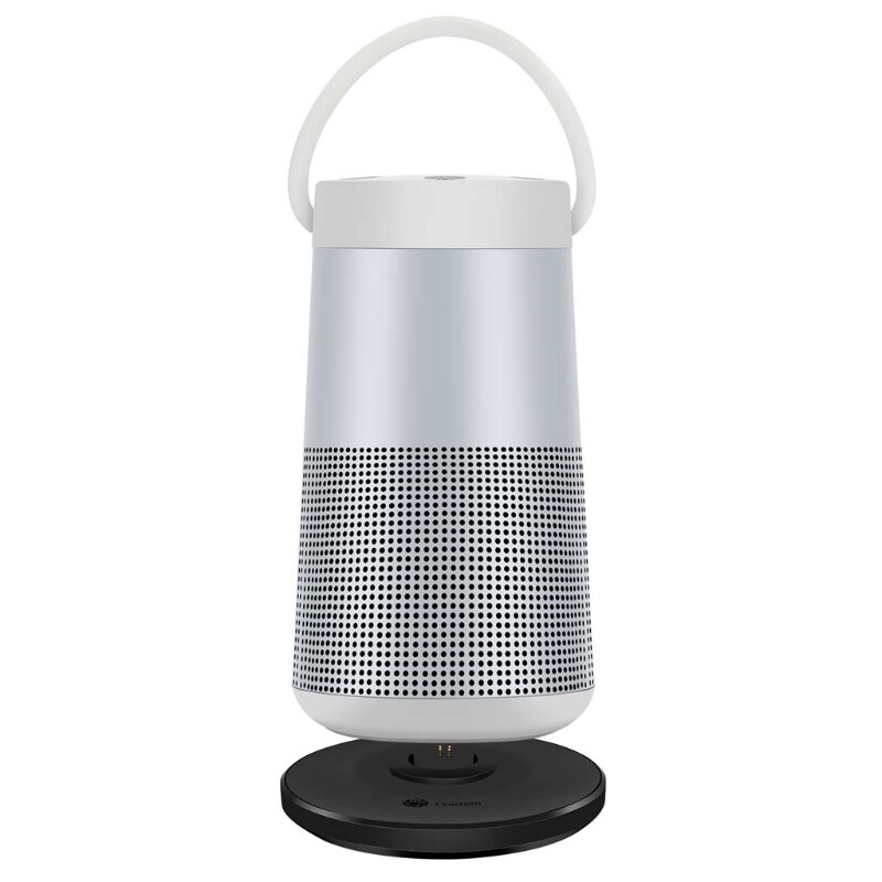 Alta qualidade abs plástico preto desktop suporte de carregamento berço carregador doca para bose soundlink revolve/revolve +
