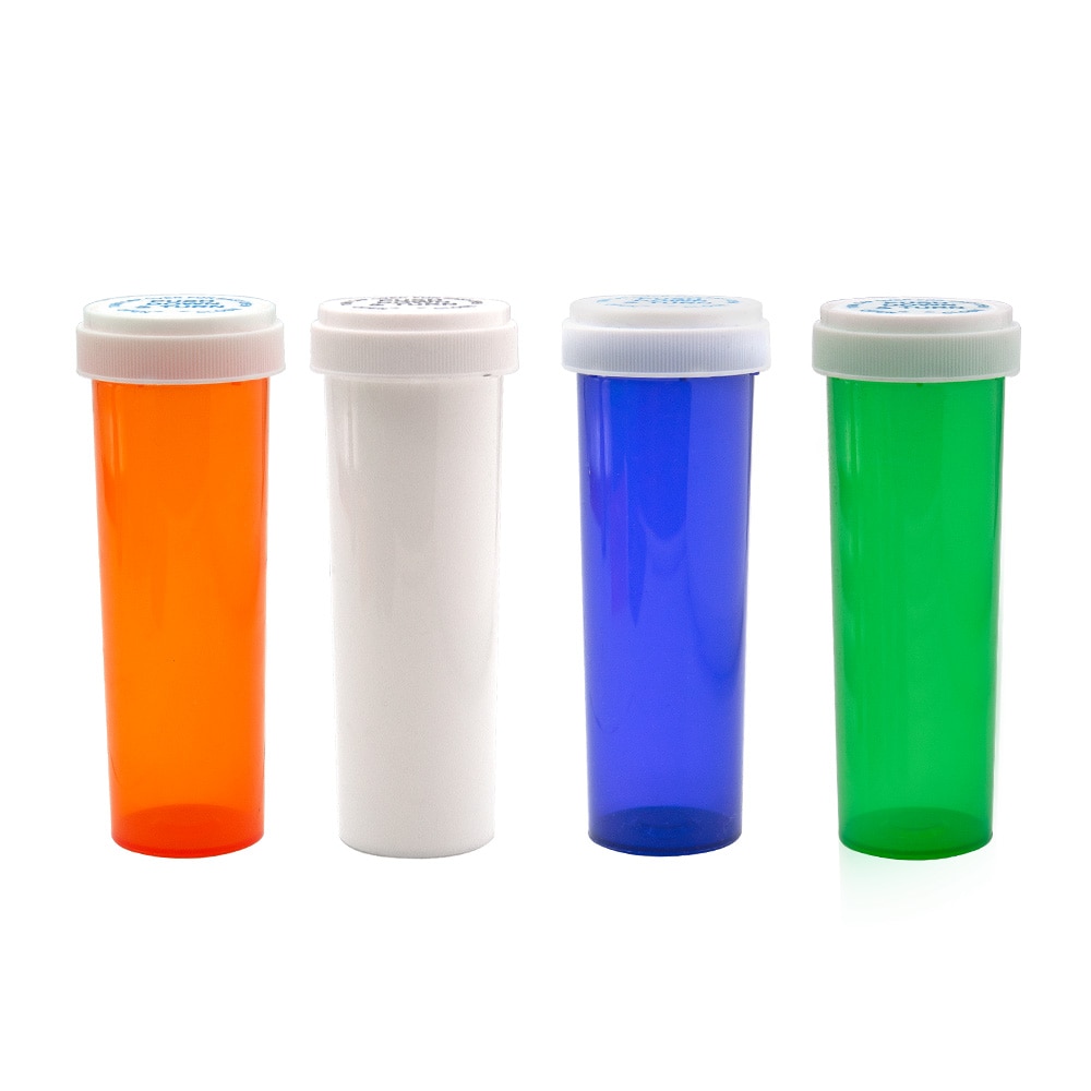 COURNOT Grootste 60Dram Push Down & Turn Flacon Container Acryl Plastic Stroage Stash Jar Pil Fles Case Box Kruid container