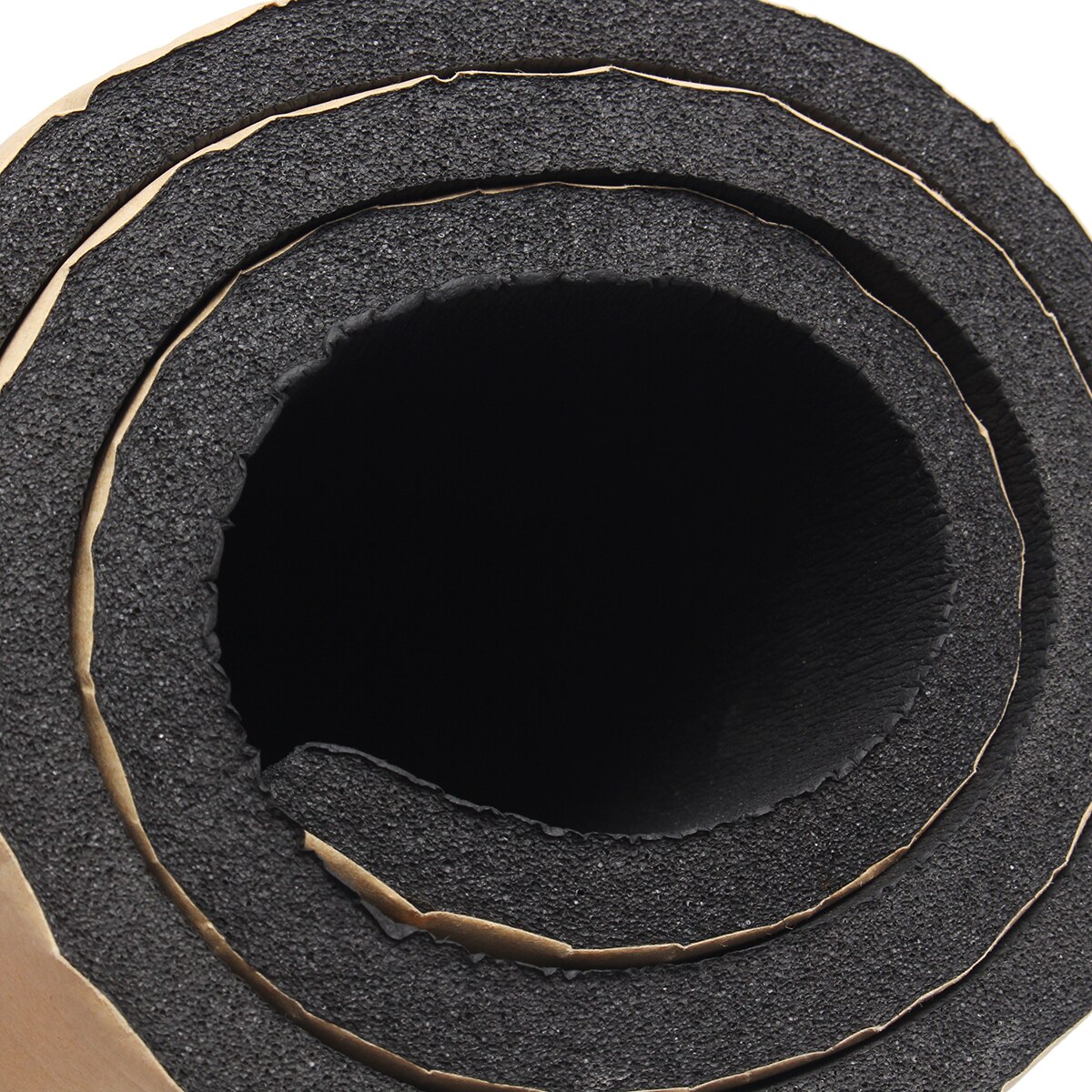 1m x 50cm x 10mm Black High Density Self Adhesive Closed Cell Foam Sheets Soundproof Insulation Thermal Waterproof