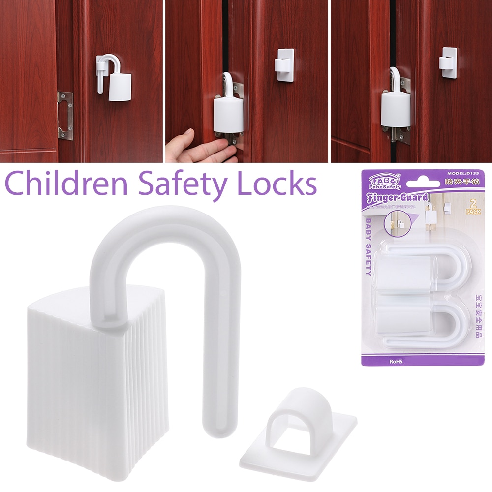 2 Stks/set Pinch-Beschermende Deurstopper Baby Veiligheid Lock Protector Sticker Baby Kids Anti Pinch Veiligheid Zorg Finger Protector