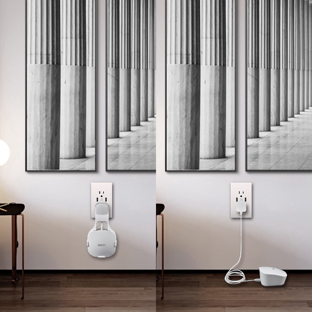 STANSTAR Wall Mount Brackets for EERO Mesh WiFi System,Simple and Useful ,Space Saving,Sturdy Wall Mount Holder